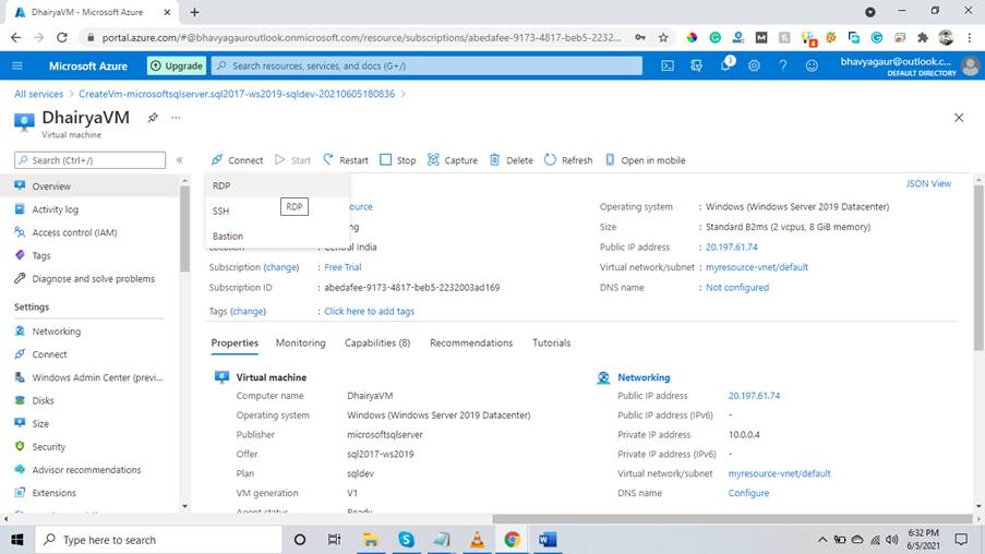 How To Create A SQL Server Instance In The Managed Virtual Machine